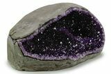Sparkly Deep-Purple Amethyst Geode - Uruguay #378194-1